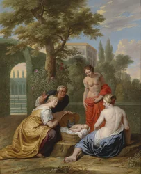 Die Auffindung des Erichthonios durch die Töchter des Kekrops